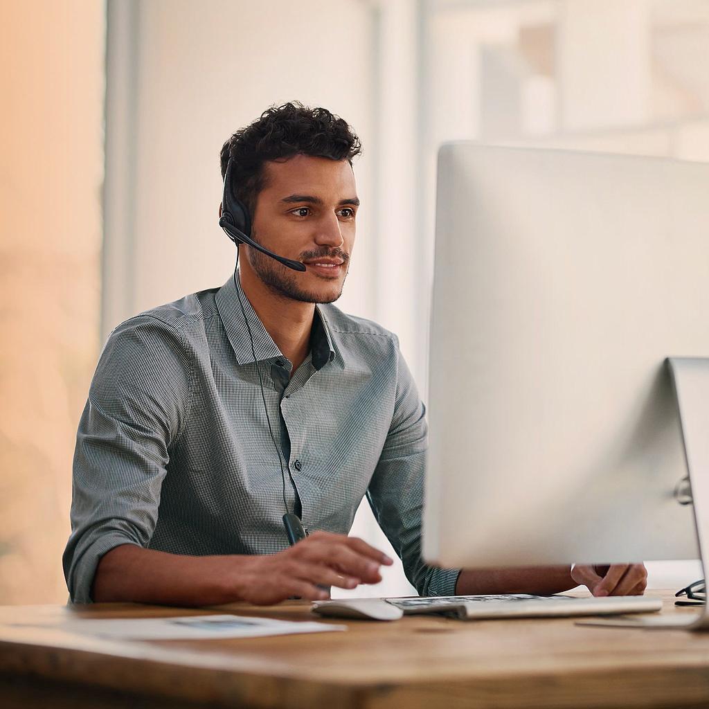 Operador de call center